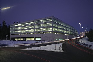  Akershus University Hospital (Nye Ahus), multi-storey car park. C.F. Møller