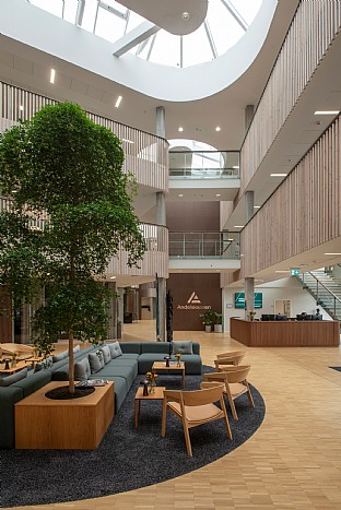  Andelskassen, workplace design. C.F. Møller. Photo: Julian Weyer