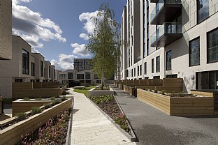  Athletes Village, Plots N13 och N26 podium gardens. C.F. Møller. Photo: Chris Gascoigne