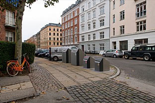  Avfallssorteringspunkter i København. C.F. Møller