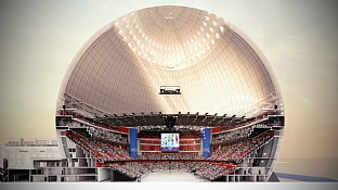  Avicii Arena (Stockholm Globe Arena), renovation og modernisation. C.F. Møller. Photo: HOK