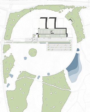  Bestseller Logistics Centre, Landscape. C.F. Møller