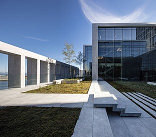  Bestseller Office Complex, Landscape. C.F. Møller. Photo: Adam Mørk