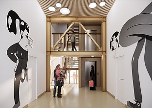  Brabrand Housing Association, department 4, Renovation. C.F. Møller. Photo: C.F. Møller Architects