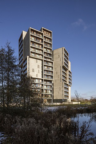  Campus Hall, University of Southern Denmark. C.F. Møller. Photo: Torben Eskerod