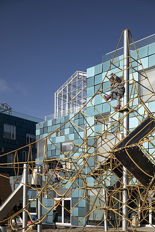  Copenhagen International School, Landscape. C.F. Møller. Photo: Adam Mørk