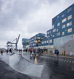  Copenhagen International School, Landscape. C.F. Møller. Photo: Adam Mørk