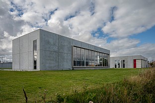  Discharge pumping station and heat pump, Renseanlæg Øst Aalborg Forsyning. C.F. Møller. Photo: Peter Sikker Rasmussen