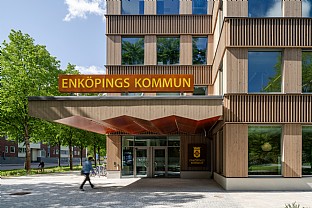  Enköpings Kommunhus. C.F. Møller. Photo: Johan Eldrot