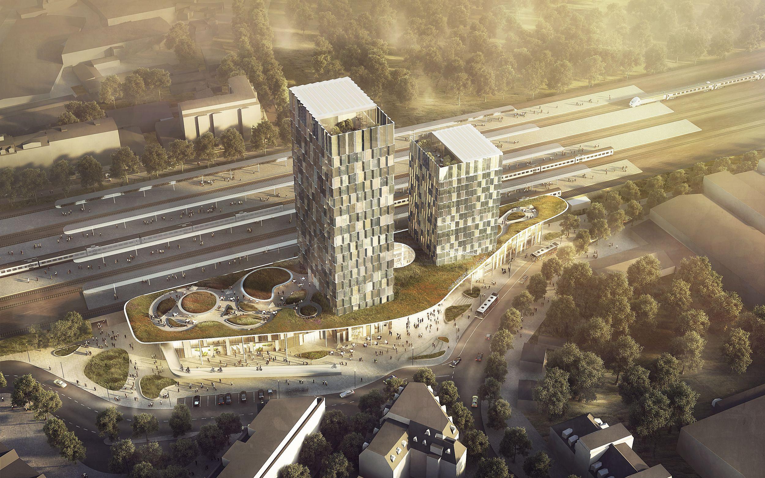 Fernbahnhof HamburgAltona Projekter C.F. Møller