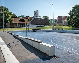  Fisksätra Sportplatz. C.F. Møller. Photo: Mårten Lindquist
