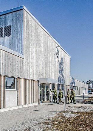  Gotlands regiment P18: Kaserne, motor-, maskin- og skytefelt. C.F. Møller. Photo: Jonathan Öhrman