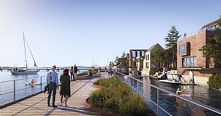  Guldborgsund-Hafen in Nykøbing Falster. C.F. Møller. Photo: Erik Nord