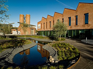  HOFOR Kløvermarksvej, Personalgebäude & Abwasserpumpenstation. C.F. Møller. Photo: Jørgen True