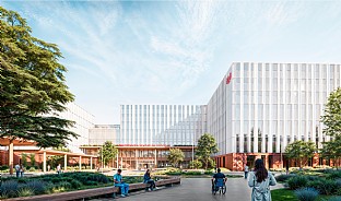  Hannover University Hospital (Medizinische Hochschule Hannover, MHH). C.F. Møller. Photo: HENN/C.F. Møller Architects