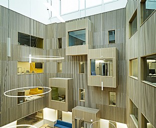  Haraldsplass Hospital - new ward building. C.F. Møller. Photo: Jørgen True