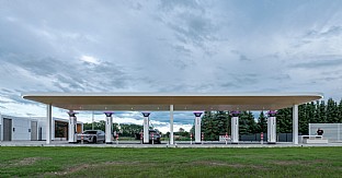  Ionity Charging Station Concept. C.F. Møller. Photo: Julian Weyer