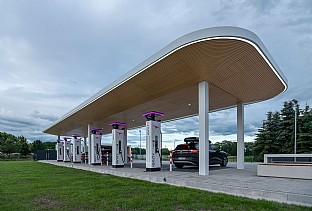  Ionity Charging Station Concept. C.F. Møller. Photo: Julian Weyer