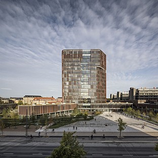 Mærsk Tårnet, udvidelse af Panum-komplekset. C.F. Møller. Photo: Adam Mørk Mærsk Tårnet, udvidelse af Panum-komplekset. C.F. Møller. Photo: Adam Mørk