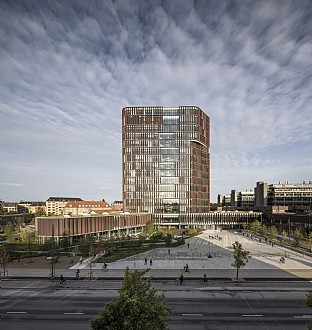 Maersk Tower, Erweiterung des Panum-Komplexes. C.F. Møller. Photo: Adam Mørk Maersk Tower, Erweiterung des Panum-Komplexes. C.F. Møller. Photo: Adam Mørk