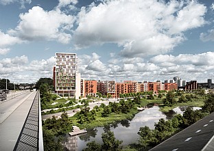  Masterplan für das Brückenviertel in Aarhus. C.F. Møller