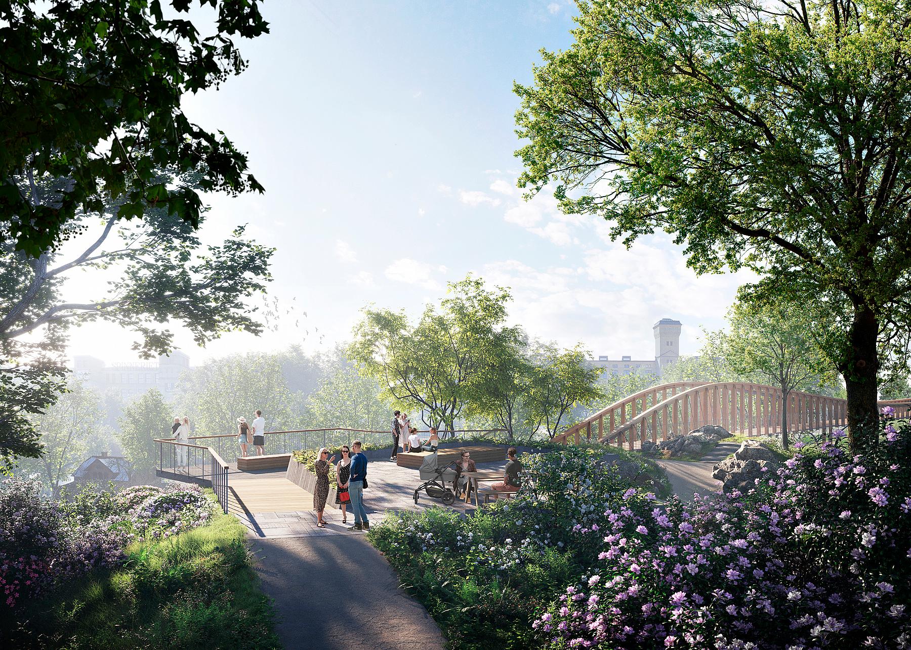 Mittpunkten, Borås Stadspark - Projekt - C.F. Møller
