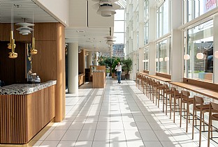  Musikhuset Aarhus - new wardrobe, café bar and foyer bar. C.F. Møller. Photo: Julian Weyer