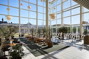  Musikhuset Aarhus - ny garderobe, foyer- og cafébar. C.F. Møller. Photo: Anton Fensbo