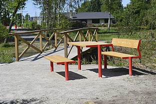  NORD - serie af udendørsmøbler. C.F. Møller. Photo: Veksø A/S