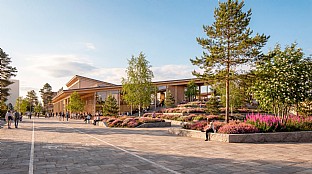  Skellefteå reisesenter. C.F. Møller. Photo: C.F. Møller Architects