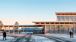  Skellefteå reisesenter. C.F. Møller. Photo: C.F. Møller Architects
