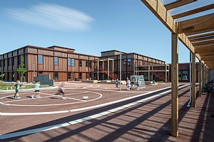  Søhøjlandets Schule und Kindertagesstätte. C.F. Møller. Photo: Julian Weyer