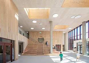  Søhøjlandets Skole og Barnehage. C.F. Møller. Photo: Julian Weyer