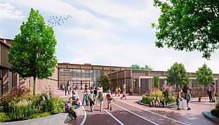  Søhøjlandets skola och förskola. C.F. Møller
