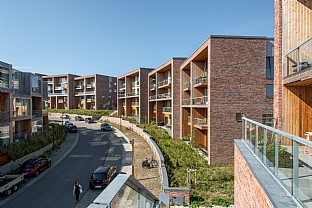  Svinget - Bostäder i Nye. C.F. Møller. Photo: Julian Weyer