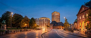  The Station – hotell- och verksamhetsprojekt i Banebyen, Odense. C.F. Møller. Photo: C.F. Møller Architects