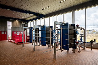  Udløbspumpestation- og varmepumpebygning, Renseanlæg Øst Aalborg Forsyning. C.F. Møller. Photo: Peter Sikker Rasmussen