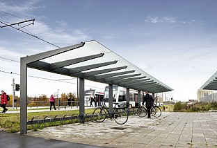  Urban furniture for the Aarhus Light Rail. C.F. Møller. Photo: Kirstine Mengel