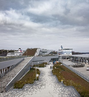  Värtaterminalen Ferry Terminal, Stockholm. C.F. Møller. Photo: Adam Mørk