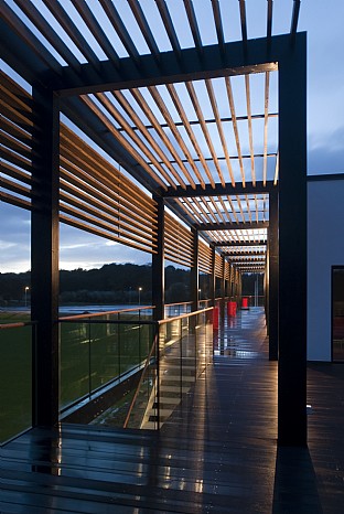  Vejle FC Club House & Training Grounds. C.F. Møller. Photo: Julian Weyer