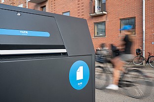  Waste sorting points in Copenhagen. C.F. Møller. Photo: Peter Sikker Rasmussen