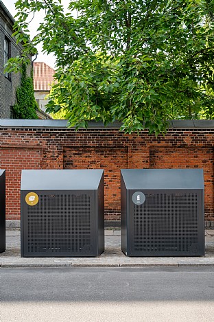  Waste sorting points in Copenhagen. C.F. Møller. Photo: Peter Sikker Rasmussen