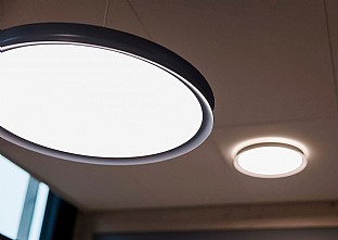 YoYo - range of indoor lighting fixtures. C.F. Møller. Photo: Focus Lighting