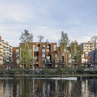  Zenhäuser, Nachhaltiger Wohnbau Norra Djurgårdsstaden. C.F. Møller. Photo: Nikolaj Jakobsen