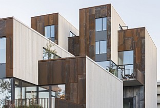  Zenhouses, high-profile environmental development. C.F. Møller. Photo: Michael Perlmutter